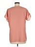 Unbranded 100% Polyester Pink Short Sleeve Top Size M - photo 2