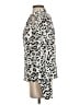 Shein 100% Polyester Animal Print Ivory Long Sleeve Blouse Size S - photo 5