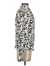 Shein 100% Polyester Animal Print Ivory Long Sleeve Blouse Size S - photo 4