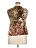 DressBarn Brown Sleeveless Blouse Size XL - photo 2