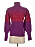 Ann Taylor Argyle Purple Pullover Sweater Size S - photo 2