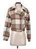 Left Coast by Dolan 100% Polyester Plaid Brown Jacket Size XXS - photo 1