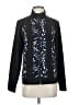 Zenergy by Chico's 100% Polyester Print Black Track Jacket Size XS (000) - photo 1