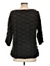ECI Black 3/4 Sleeve Blouse Size L - photo 2