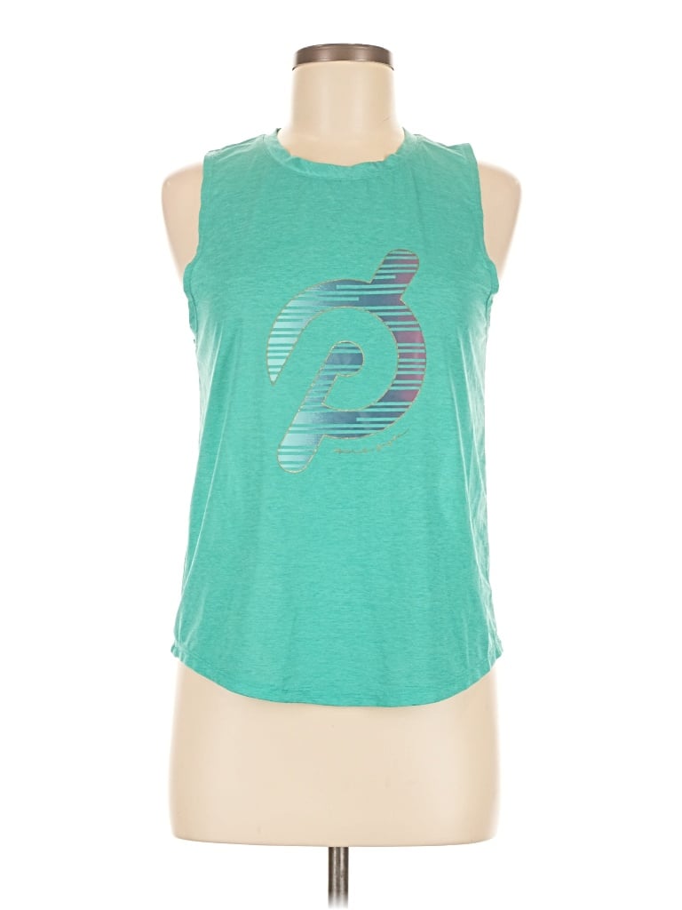 Pre-owned Unbranded Sleeveless T-shirt In Blue