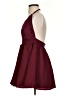 TOBI 100% Polyester Hearts Burgundy Cocktail Dress Size S - photo 5