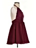TOBI 100% Polyester Hearts Burgundy Cocktail Dress Size S - photo 4