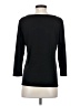 Peter Nygard Black 3/4 Sleeve T-Shirt Size S - photo 2