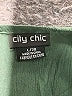 City Chic 100% Viscose Solid Green Romper Size 20 Plus (L) - photo 3