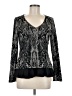 Bali Black Long Sleeve Blouse Size M - photo 1