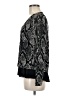 Bali Black Long Sleeve Blouse Size M - photo 5
