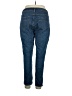 Ashley Stewart Solid Blue Jeans Size 12 Petite - photo 2