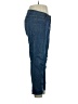 Ashley Stewart Solid Blue Jeans Size 12 Petite - photo 4