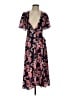 Slate & Willow 100% Polyester Paisley Pink Cocktail Dress Size XS - photo 1