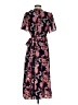 Slate & Willow 100% Polyester Paisley Pink Cocktail Dress Size XS - photo 2