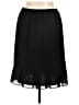 MSK 100% Polyester Solid Black Formal Skirt Size 10 - photo 1