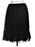 MSK 100% Polyester Solid Black Formal Skirt Size 10 - photo 2