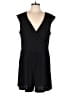Emma & Michele Solid Black Romper Size L - photo 1