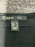 MNG Suit Solid Black Cocktail Dress Size L - photo 7