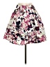 Express 100% Polyester Floral Ivory Casual Skirt Size 00 - photo 2