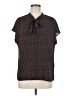 Promod Brown Short Sleeve Blouse Size M (estimated) - photo 1