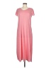 Unbranded Solid Pink Casual Dress Size M - photo 1