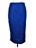 Double Click Solid Blue Formal Skirt Size 1X - photo 2