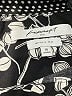 Foxcroft 100% Cotton Print Black Long Sleeve Blouse Size 10 - photo 7