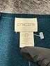 Chico's Color Block Teal Pullover Sweater Size S - photo 7