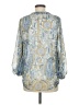 Vince Camuto Paisley Blue Long Sleeve Blouse Size M - photo 2