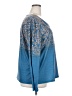NORACORA Blue Long Sleeve Blouse Size XXL - photo 4