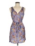 Auguste 100% Viscose Paisley Blue Casual Dress Size 6 - photo 1