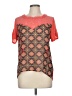 Miss Me 100% Polyester Orange Short Sleeve Blouse Size M - photo 1