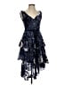 MARCHESA notte Blue Cocktail Dress Size 0 - photo 1