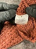 Pink Rose 100% Acrylic Burgundy Pullover Sweater Size M - photo 8