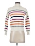 St. John's Bay Stripes White Pullover Sweater Size XS (petite) - photo 1