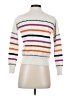 St. John's Bay Stripes White Pullover Sweater Size XS (petite) - photo 2