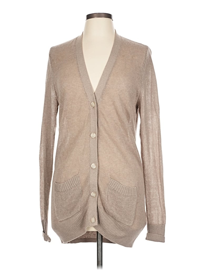 Pre-owned Old Navy Cardigan Sweater In Tan