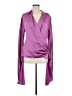 Jonathan Simkhai Purple Long Sleeve Blouse Size 8 - photo 1