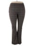 Lyssé Plaid Brown Dress Pants Size 2X - photo 1