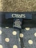 Chaps Polka Dots Black Casual Dress Size L - photo 7