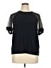 DKNY Black Short Sleeve Top Size XL - photo 1