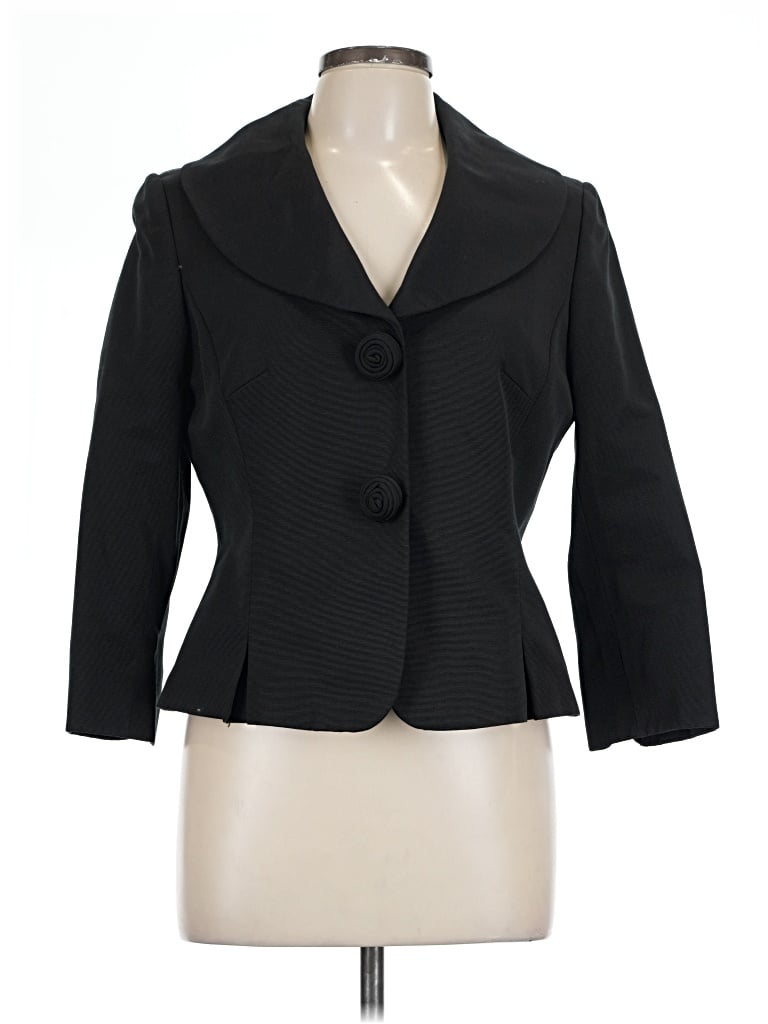Pre-owned Studio By Tahari-levine Blazer Jacket In Black