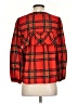 J.Crew 100% Cotton Plaid Red 3/4 Sleeve Blouse Size XS - photo 2