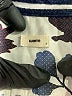 Warm 100% Cotton Print Ivory Long Sleeve Blouse Size 4 (2) - photo 7