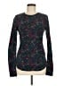 Assorted Brands Floral Teal Blue Pullover Sweater Size M - photo 1