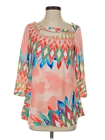 Boho Chic 3/4 Sleeve Blouse (view 1)