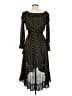 Shoshanna 100% Polyester Polka Dots Black Cocktail Dress Size 8 (petite) - photo 2