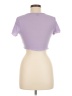 Shein Purple Short Sleeve Top Size M - photo 2