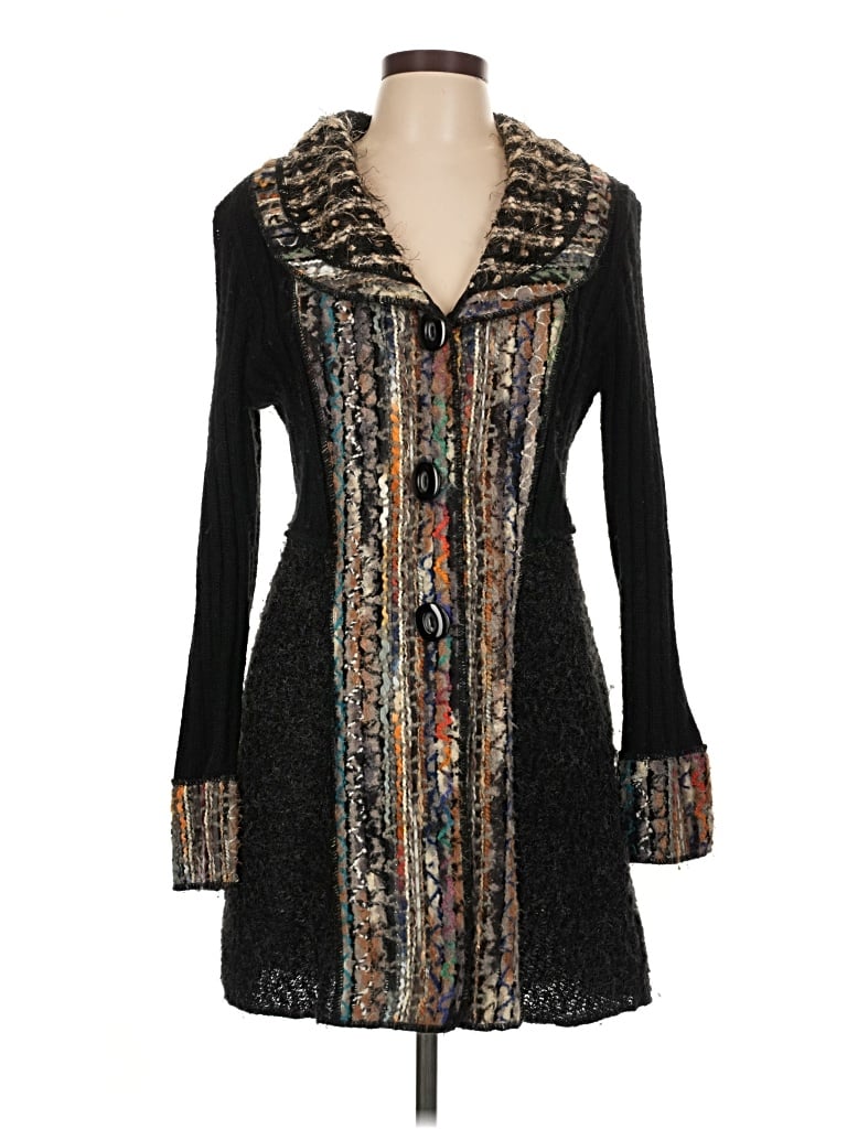 Pre-owned Paris Hues Cardigan Sweater In Black